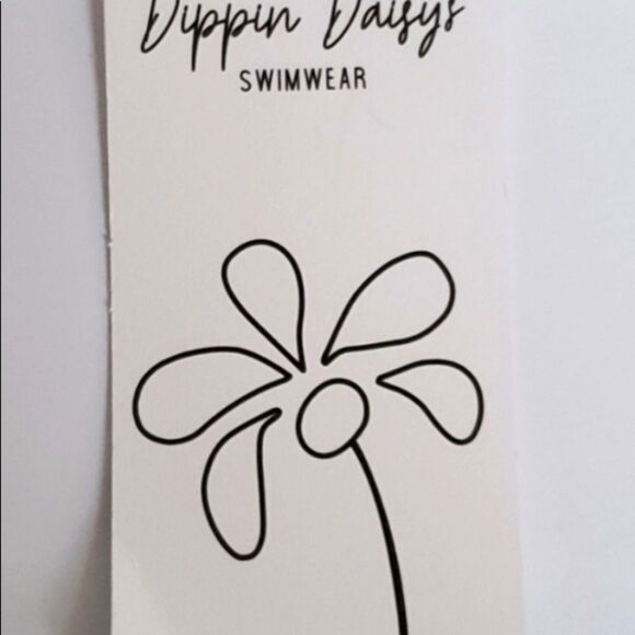 NWT Dippin Daisy’s lime green striped one piece swimming suit - Picture 4 of 7